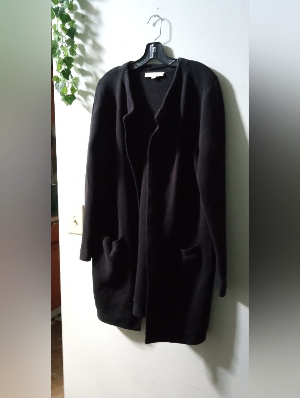 Ann Taylor Black Cardigan Sweater Size Large